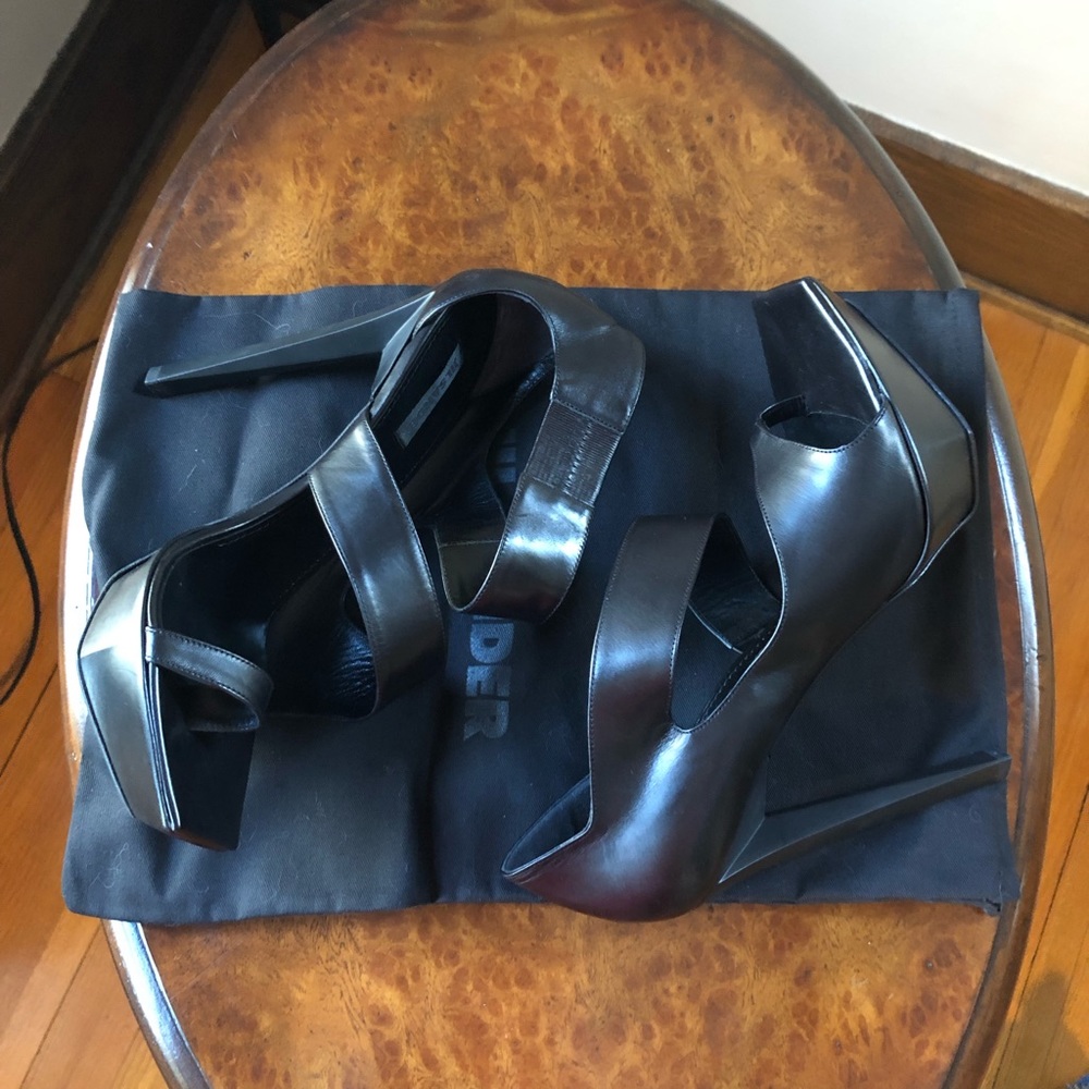 Jil Sander Asymmetric Sandals 39 - Picture 7 of 9